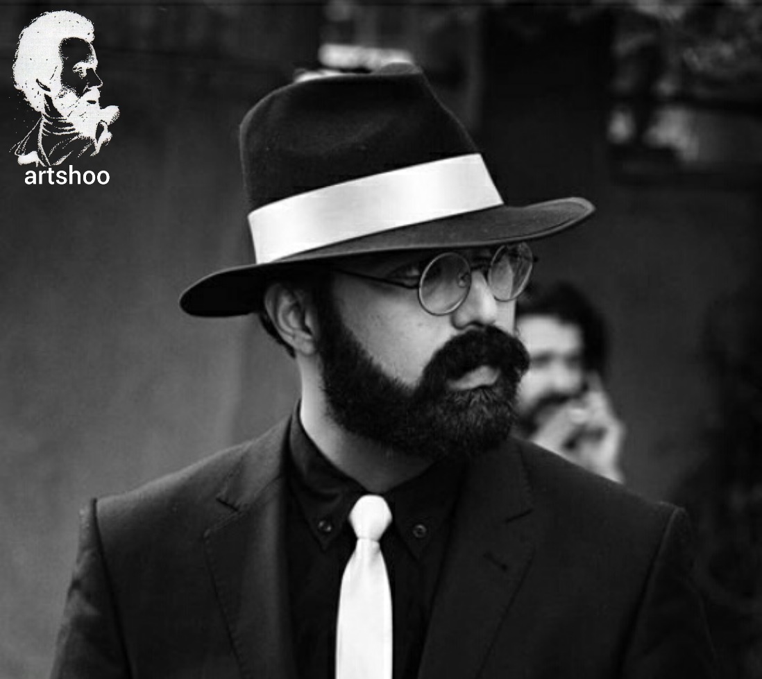 مدل پرتره سیاه قلم